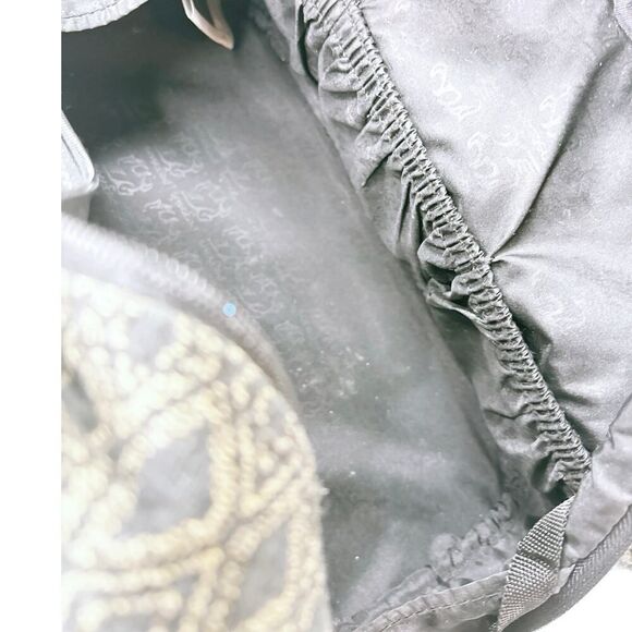 Vintage Pegasus Canvas Dome Top Diamond Pattern Train Case Cabin Bag - Picture 7 of 10